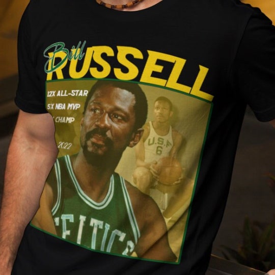 RIL Bill Russell shirt, Rest In Peace Bill Russell shirt, Bill Russell vintage shirt, Boston Celtics shirt, 1934-2022