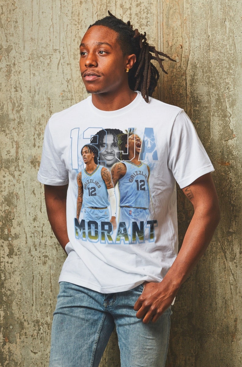 Ja Morant Tshirt Memphis Grizzlies Basketball Ja Morant Etsy Australia