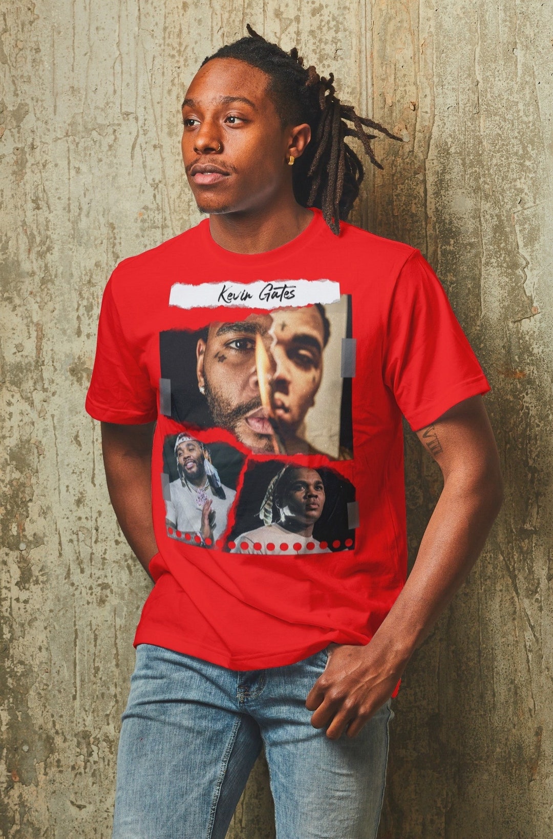 Kevin Gates Shirt Kevin Gates Torn Paper Shirt Kevin Gates Etsy