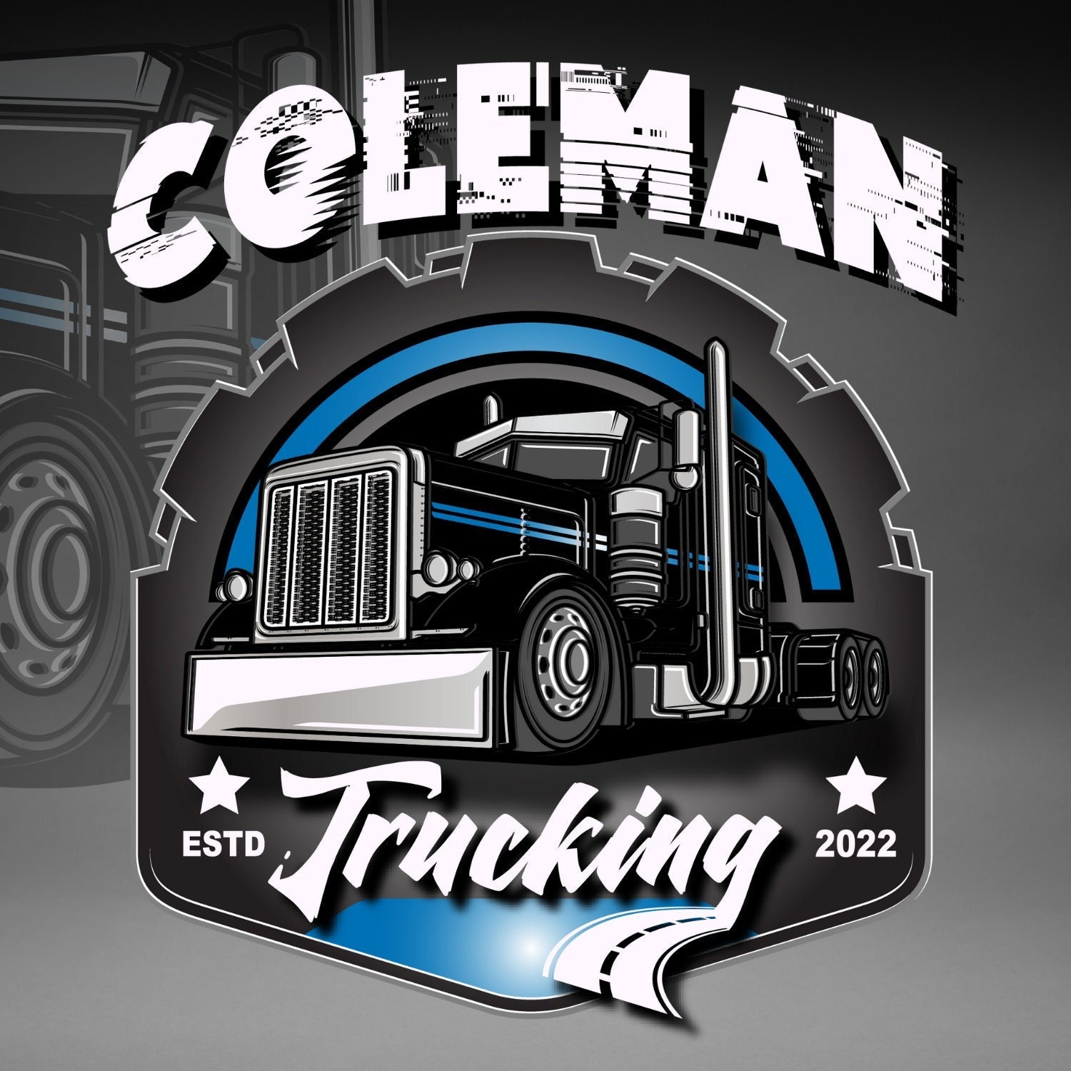 Cartoon Truck Driver - Etsy Cartoon Truck Driver - Etsy