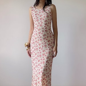 Vintage Betsey Johnson Cream & Roses Dress (XXS-XS)