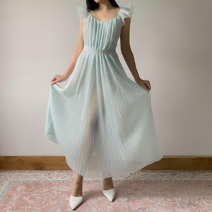 Ice Blue Vintage Gown - Etsy