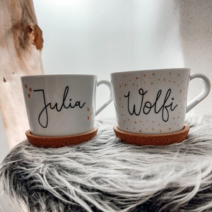 Personalized Mug - Hand Lettered as a Gift (Birthday, Valentine's Day, Mother's Day, Wedding, Christmas, Special Occasion)