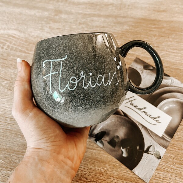 High Quality Personalized Mug - Hand-labeled as a Gift (Birthday, Valentine's Day, Mother's Day, Christmas, Special Occasion)