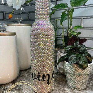 Bling All In One Wine Tumbler-25oz Wine Tumbler-Rhinestone Tumbler-Gifts For Her-Insulated Wine Tumbler-Liquid Therapy-Wine Glass-Personal