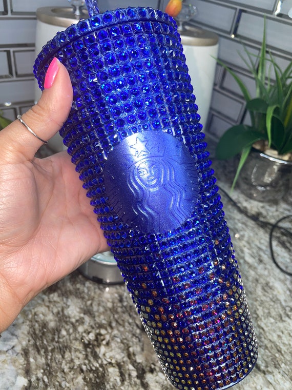 Midnight Blue Bling Starbucks Cold Cup - Etsy Canada