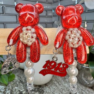 Gummy Bear Sorority Name Badge Holder-Unique and One of a Kind-Delta Sigma Theta