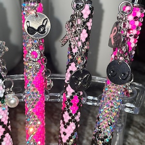 Brustkrebs Awareness Nachfüllbare Strass Bling Stifte, ein Unikat
