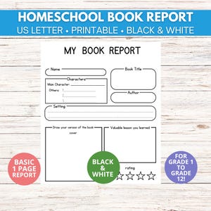 Homeschool Book Report