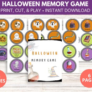 Halloween Memory Spiel | Halloween-Zuordnungsspiel