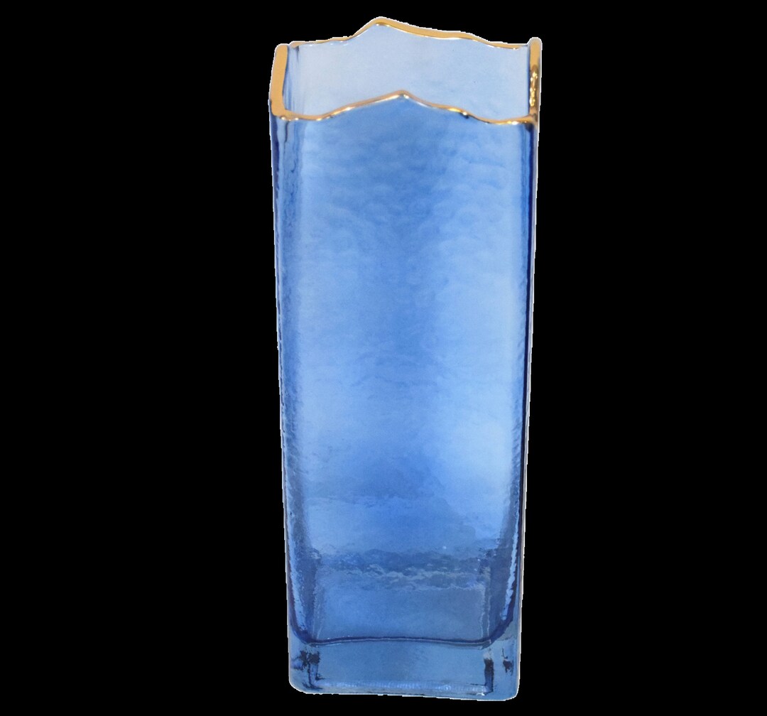 Glass Square Vase for Flowers for Decor Etsy