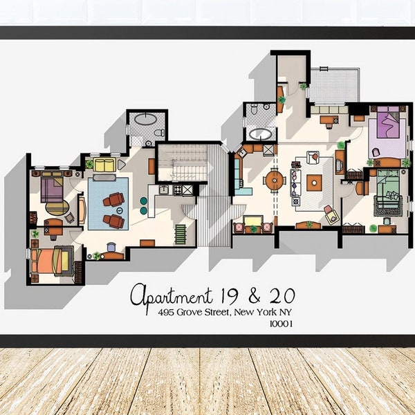 Apartment Wall Decor Etsy