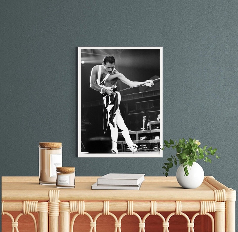 Discover Freddy Mercury Poster, Queen Band Decor