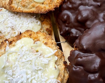 gluten free dairy free vegan baked goods, scones, tea, layer bars, brownies,