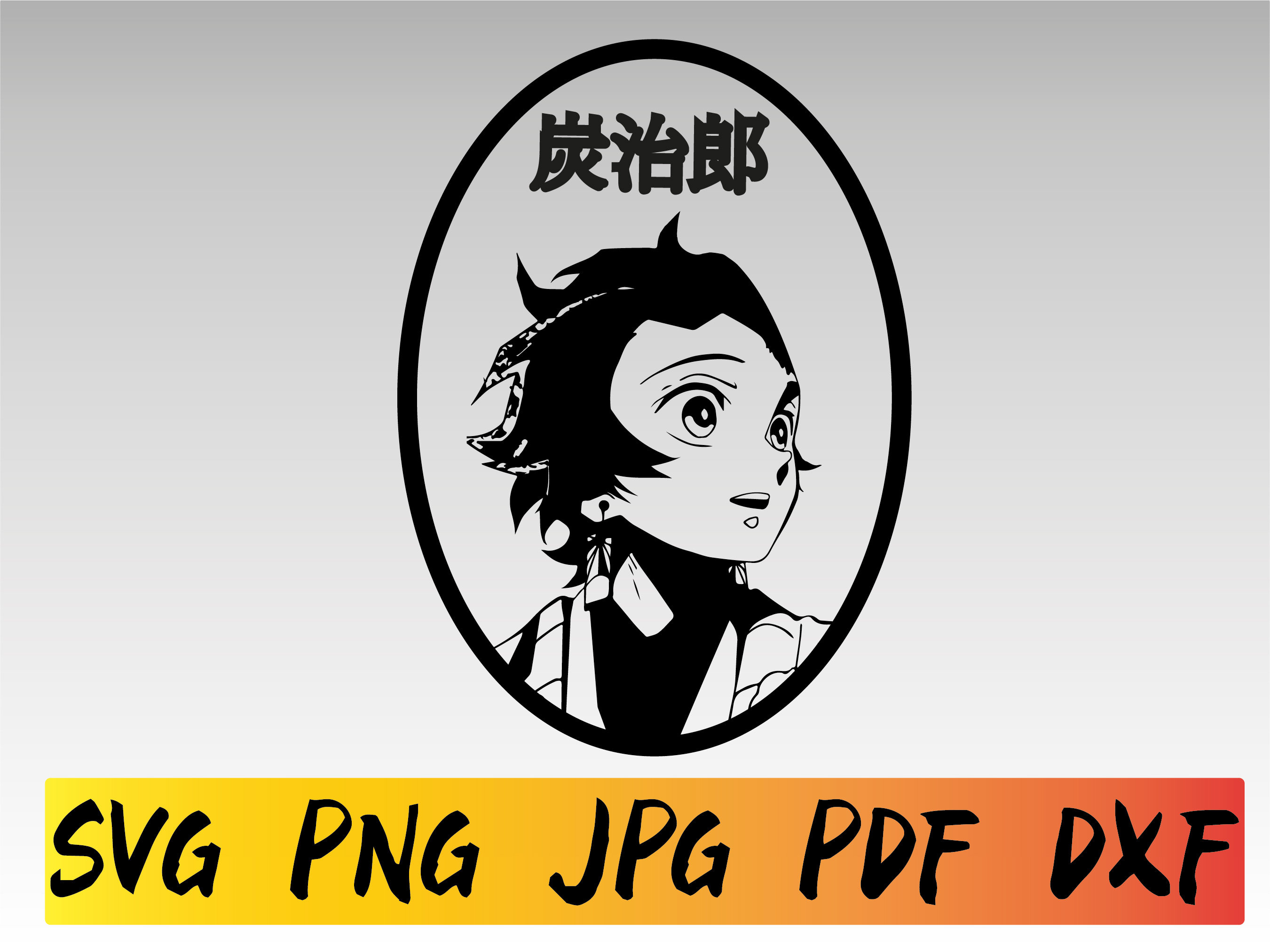 Kamado Tanjiro Svg, Anime Svg, Love Anime Svg, Anime Manga Svg, Manga Svg,  Cartoon Svg, Japanese Svg - Download File