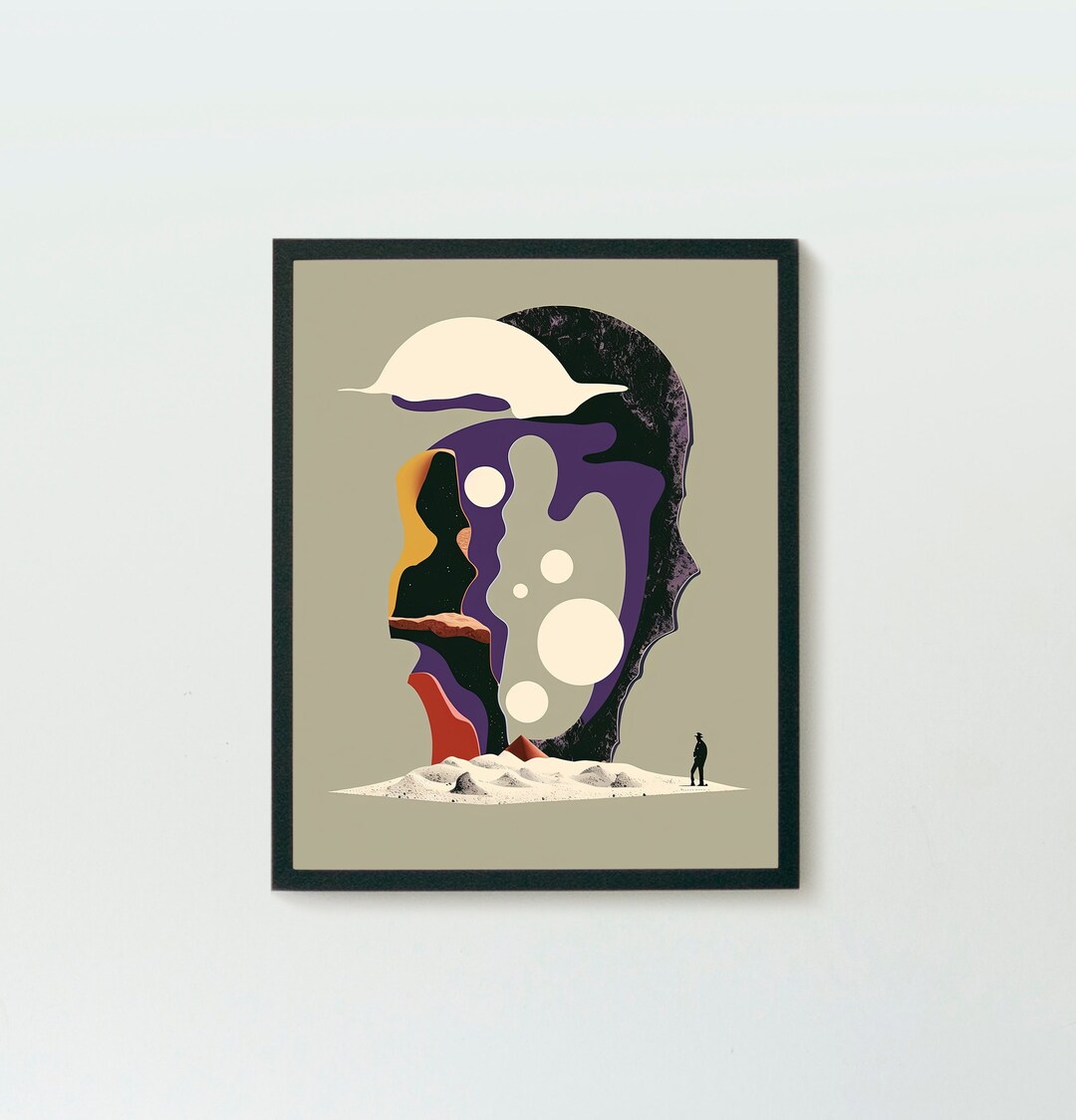 Surreal Wall Art Trippy Art Fantasy Wall Decor Digital Download