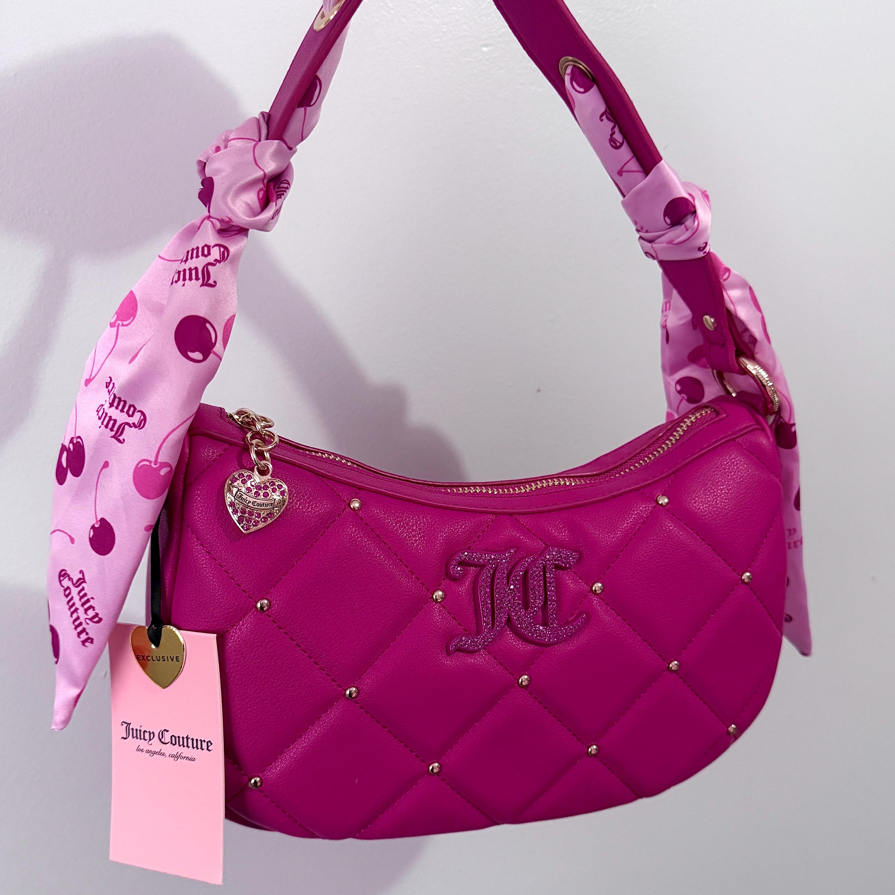 juicy couture ハンドバッグ y2k レザー キルティング チェーン juicy couture ハンドバッグ y2k レザー キルティング チェーン