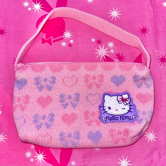 Hello Kitty Inspired Pink PU leather Crossbody and Tote Bag – PeachyBaby