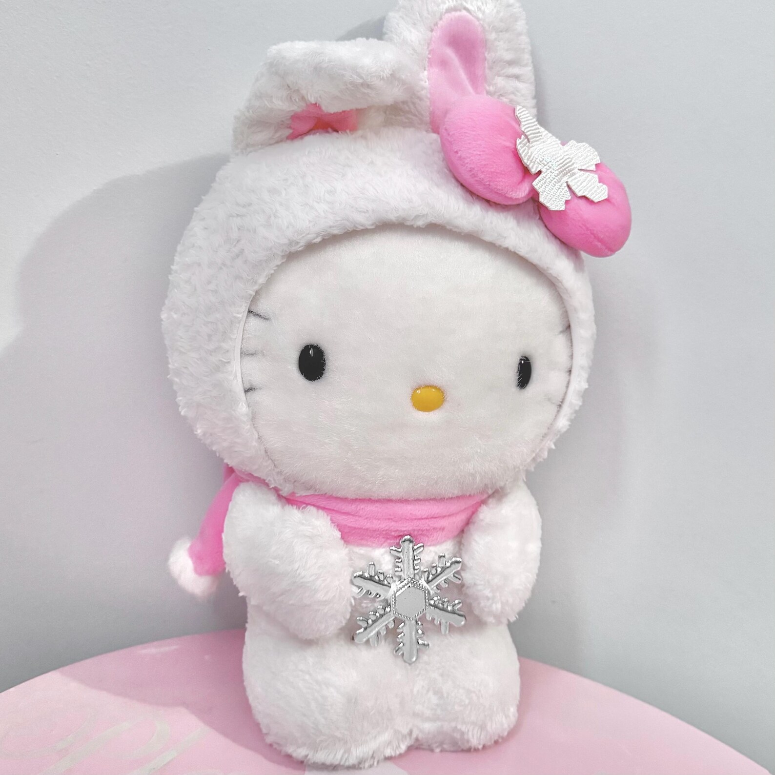 Sanrio Snow Rabbit Hello Kitty Snow Bunny Greeter Plush - Etsy
