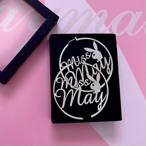 Playboy Miss May Hoop Earrings