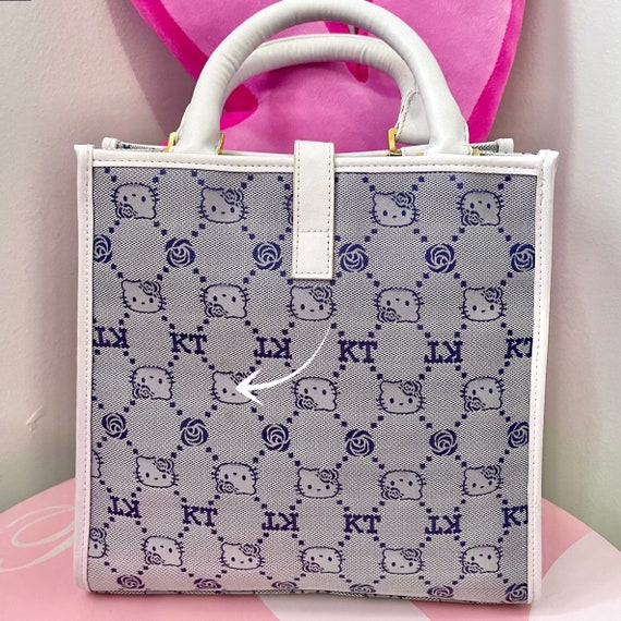 Hello kitty monogram Louis Vuitton pink handbag leather shoulder