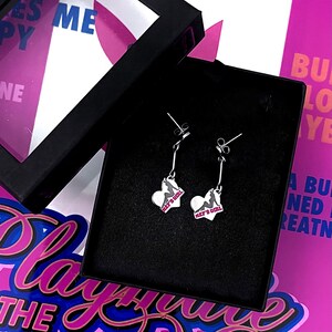 ピアス MEDM x PLAYBOY Money Lucky Earrings jewelry R unisexual 316L Surgical Steel Playboy Bunny Stud Earrings - Forbidden