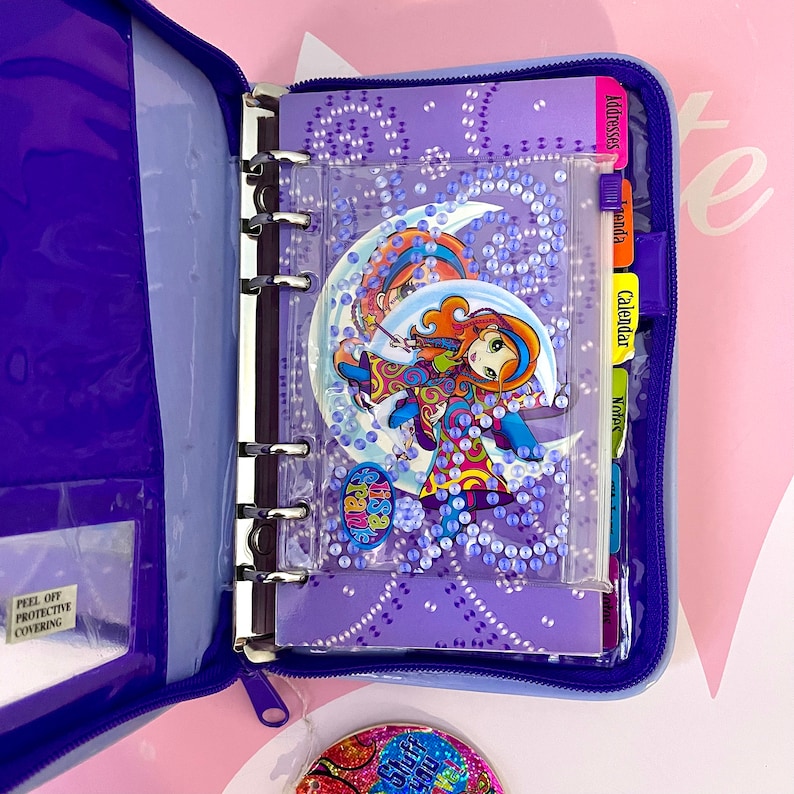 Lisa Frank Star moon Girl Planner Etsy