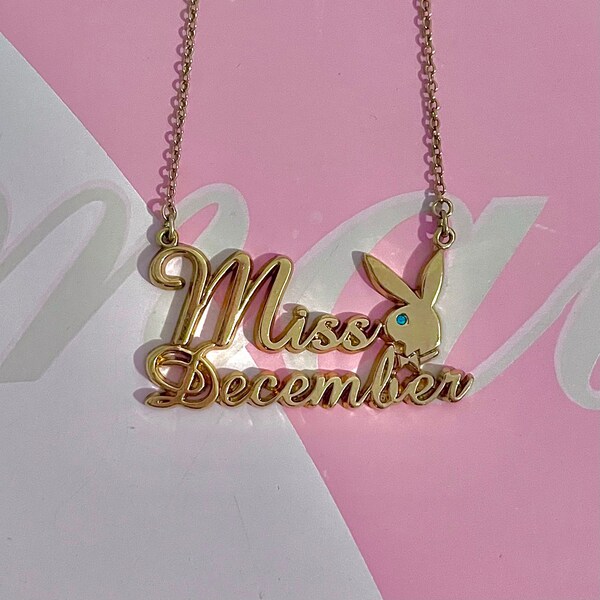 Playboy Miss December Necklace