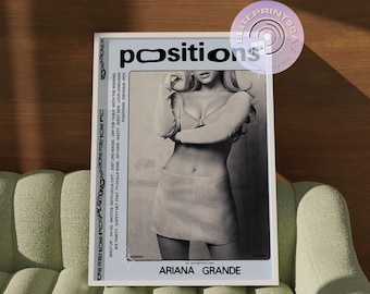 Positions by Ariana Grande Album Poster, INSTANT DOWNLOAD