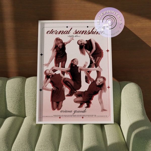 Eternal Sunshine (Deluxe) by Ariana Grande Album Poster, INSTANT DOWNLOAD