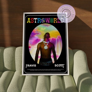 ASTROWORLD by Travis Scott Album Poster, INSTANT DOWNLOAD