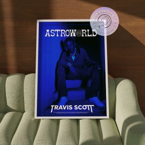 ASTROWORLD by Travis Scott Album Poster, INSTANT DOWNLOAD
