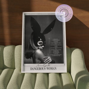 Dangerous Woman by Ariana Grande Album Poster, INSTANT DOWNLOAD