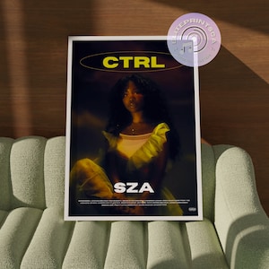CTRL by SZA Album Poster, Digital Download
