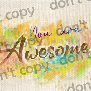 Beautiful digital paint, high resolution in A4 size,