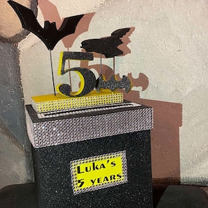 Caja de regalo negra y amarilla para tarjetas, caja de cartón, caja de tarjetas de regalo, caja de tarjetas rosa, caja de regalo para tarjetas