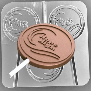 Benutzerdefinierte Lollipop Mould.  Personalisiert mit Ihrem Logo, Grafiken und Text.