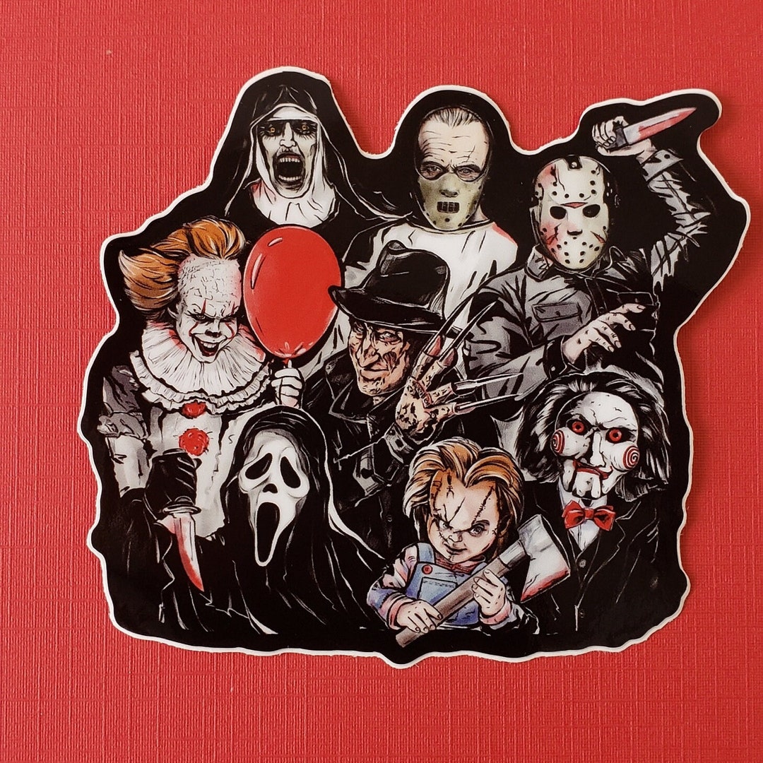Halloween Sticker, Horror Favorite - Etsy