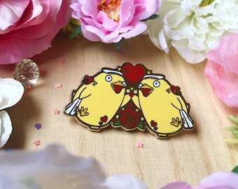 Enamel pin - Bathing ducks