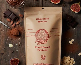 Proteine in polvere vegane/vegetali al cioccolato