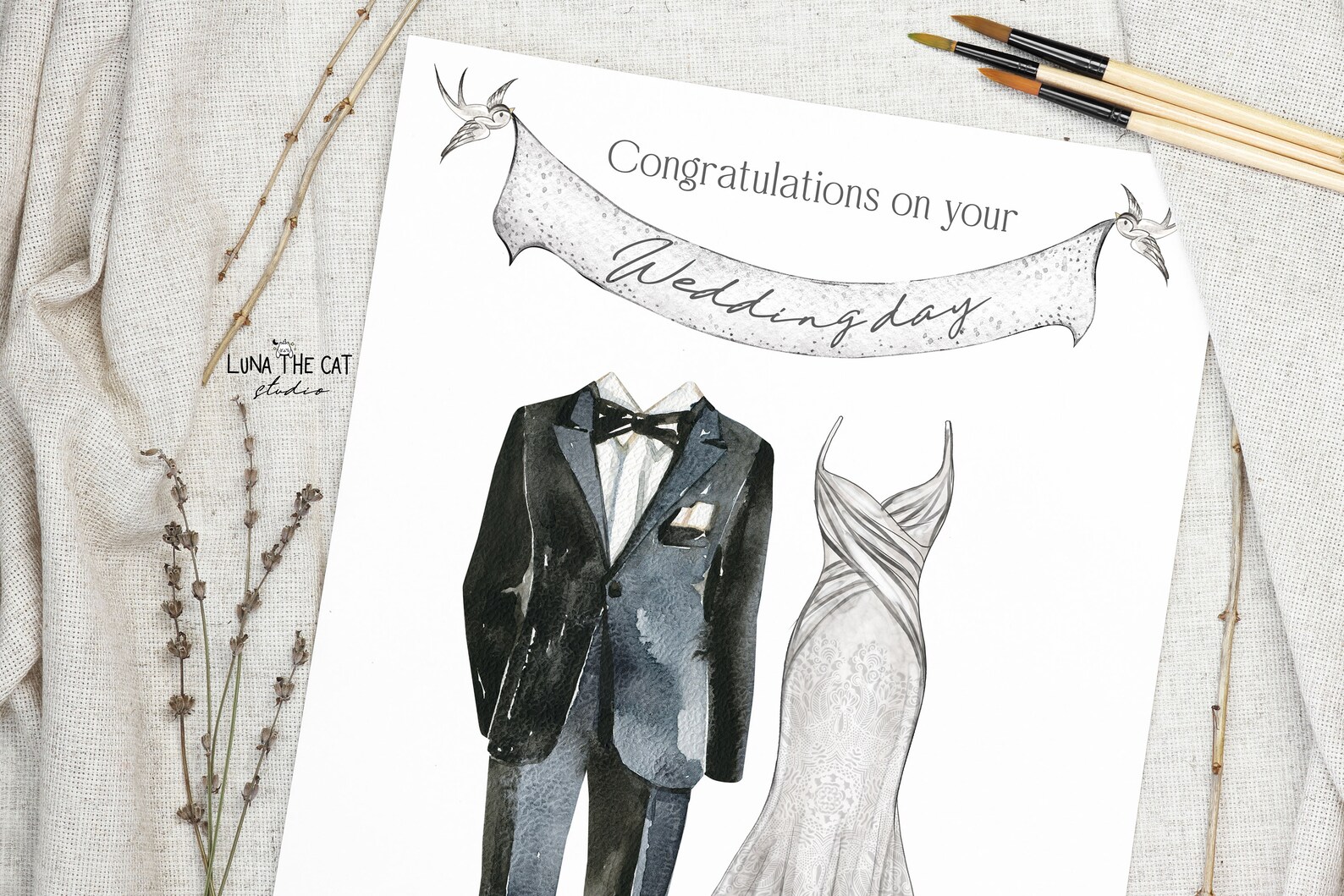 Congratulations Wedding Card Printable Congratulations Wedding Day Card ...