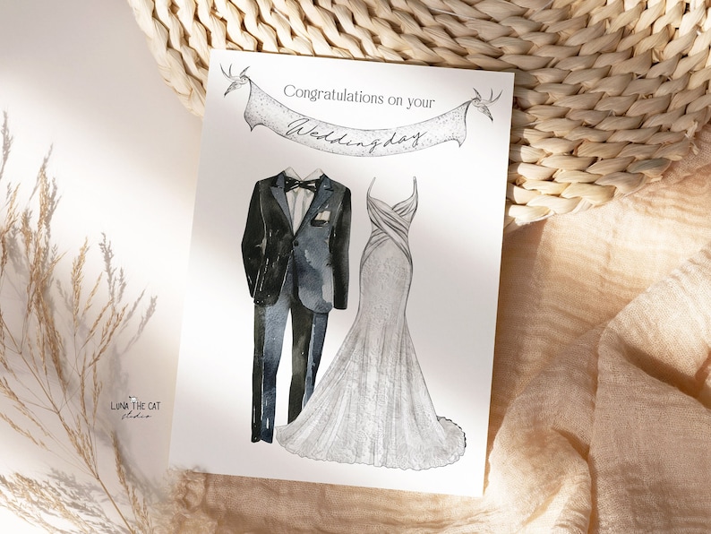 Congratulations Wedding Card Printable Congratulations Wedding Day Card ...