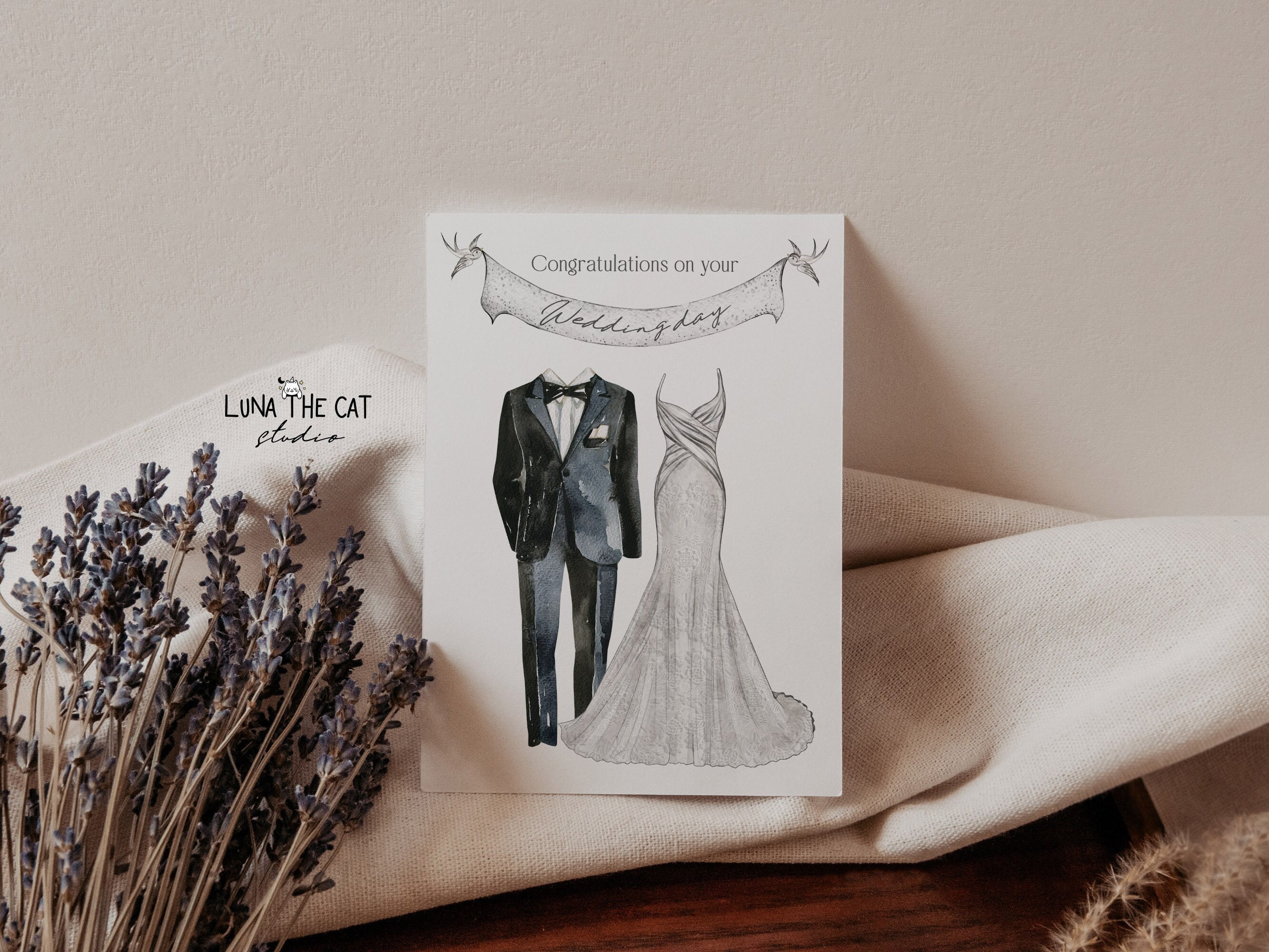 Congratulations Wedding Card Printable Congratulations Wedding Day Card ...