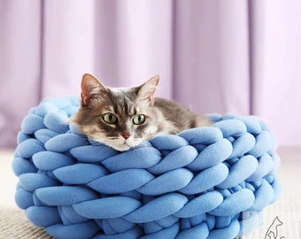 Lit en laine pour chat, lit en laine pour lapin, lit pout petit chien, coussin pour chat, coussin pour chien, coussin pour lapin.