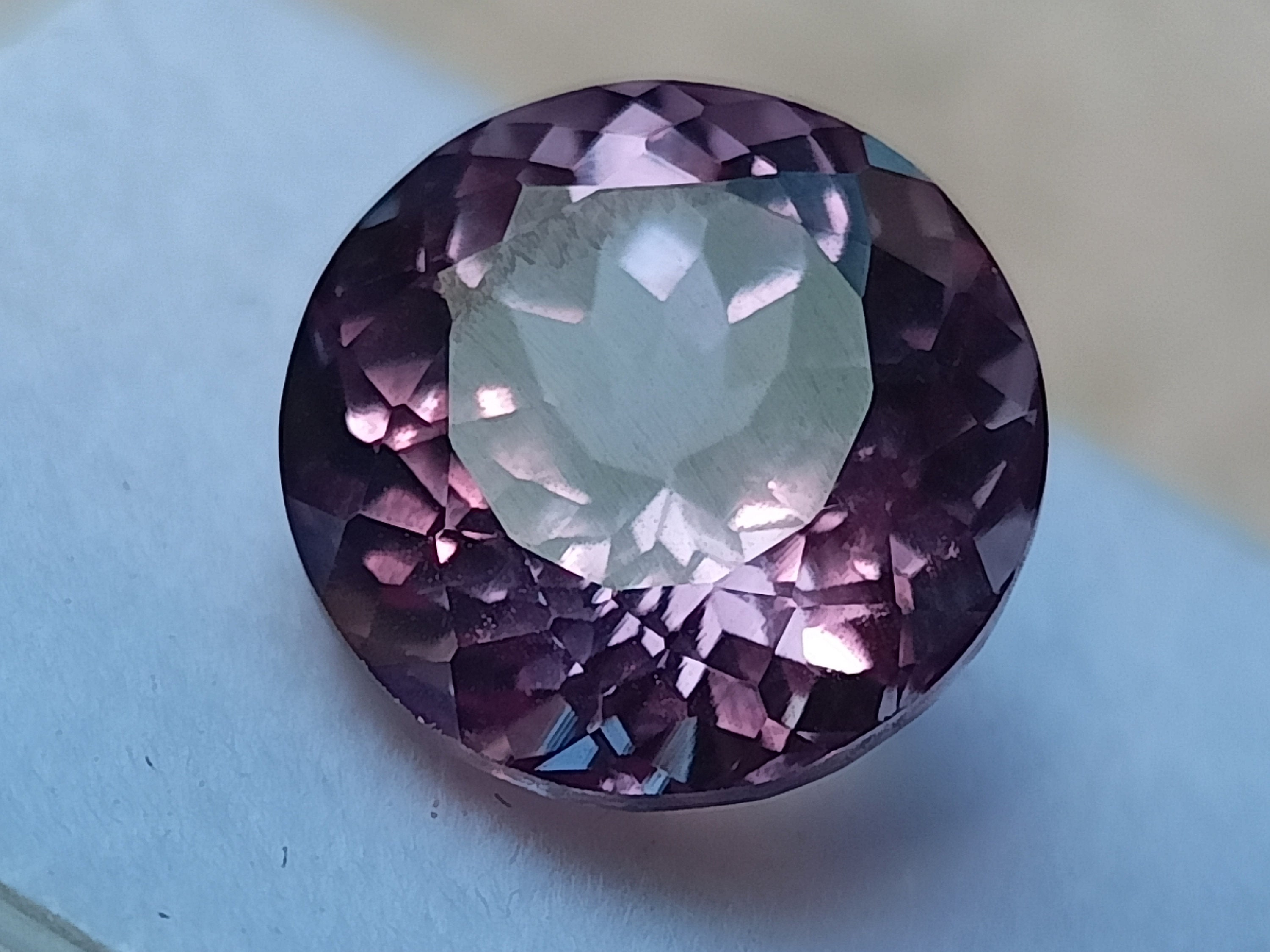 AAA 5 Ct Natural Alexandrite Color Change Round Shape Certified Loose ...