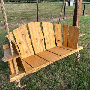 Handmade Sycamore Porch Swing