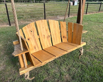 Handmade Sycamore Porch Swing