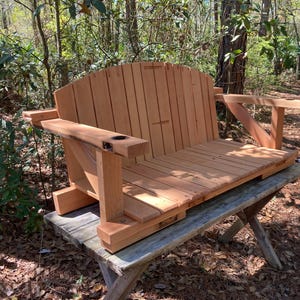 Reclaimed Fir Porch Swing