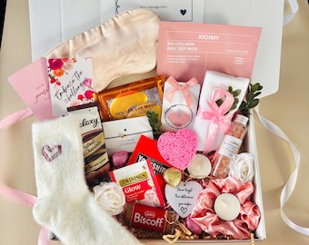 Pamper Hamper, spa self care package, Hug in a box, Pick Me Up gift, Thinking of you, Mum, Get Well Soon personalised Letterbox Gift for her