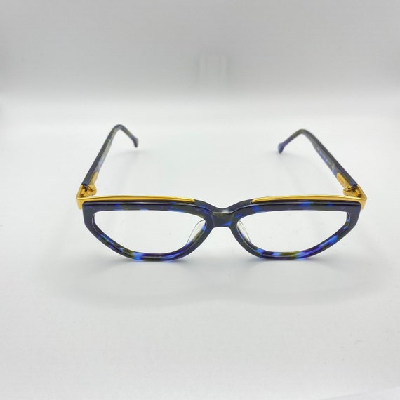 Jil Sander Rare Eyeglasses Vintage Gold Detailed … - image 3
